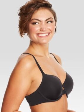 Maidenform Women's One Fabulous Fit 2.0 Extra Coverage Bra Black 42C